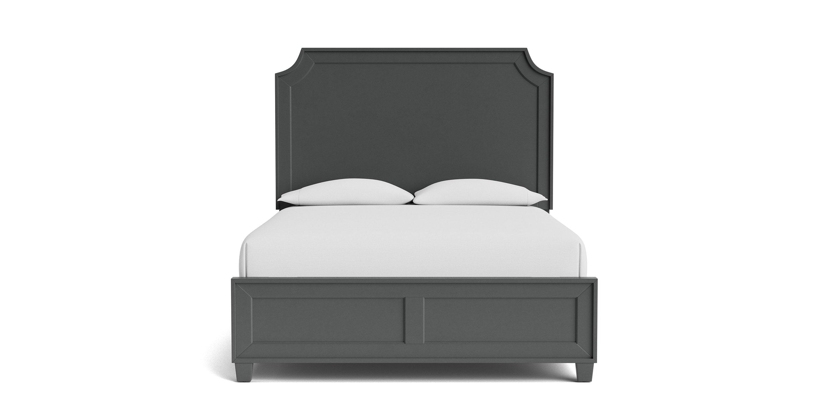 Bassett Midtown Panel Bed — Made to Order, Twin to Cal King — Dolphin finish