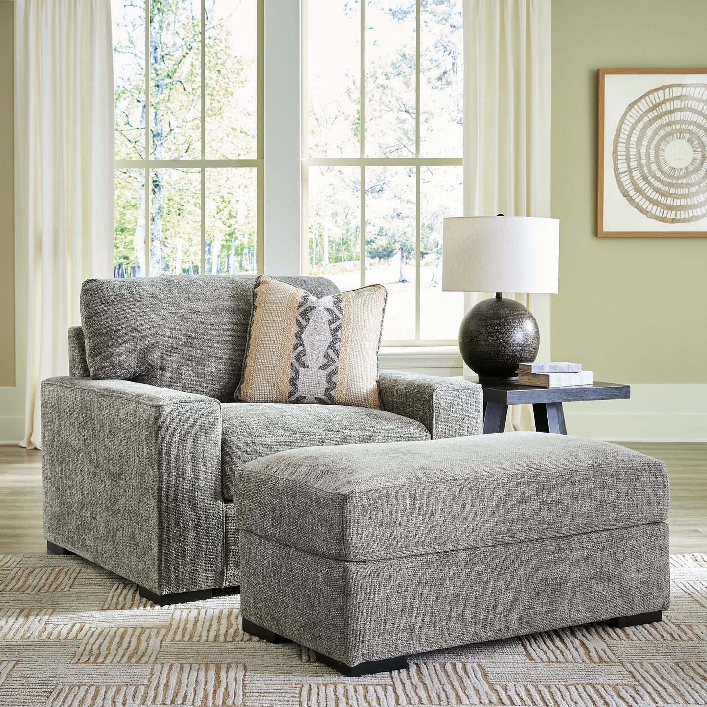 Dunmor Sofa, Loveseat, Oversized Chair and Ottoman