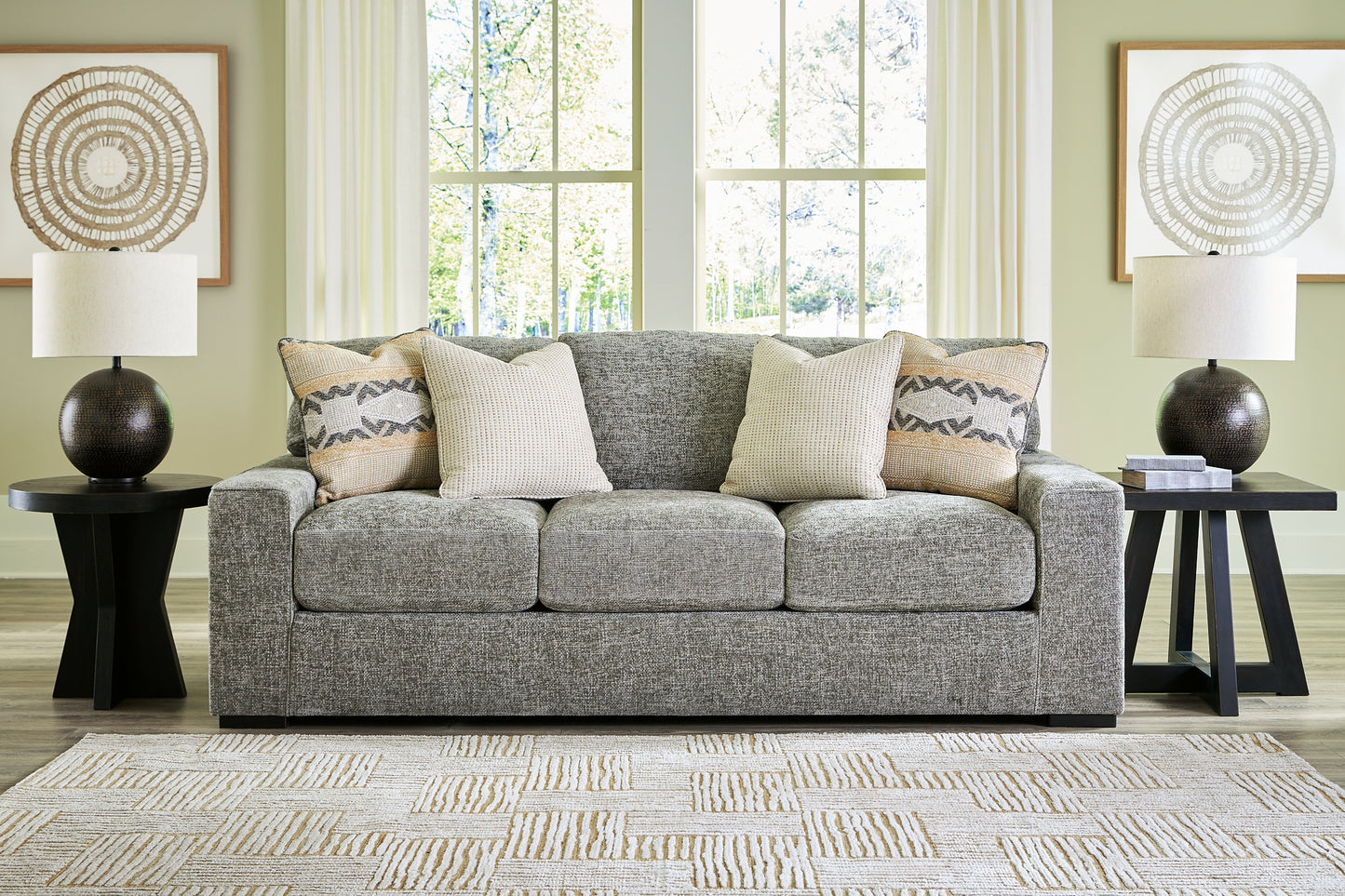 Dunmor Sofa, Loveseat, Oversized Chair and Ottoman