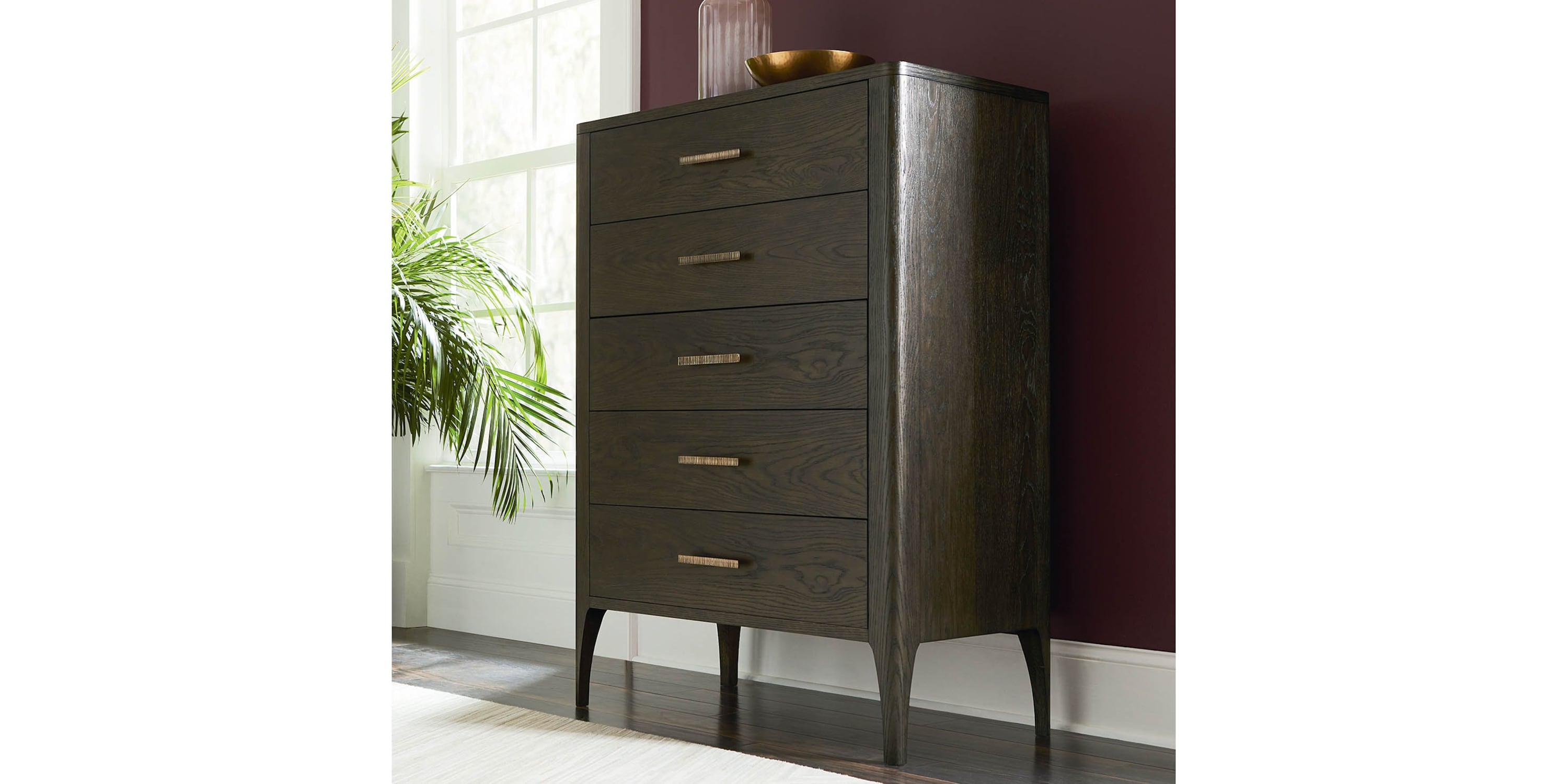 Modern Rivoli Tall Chest Bassett