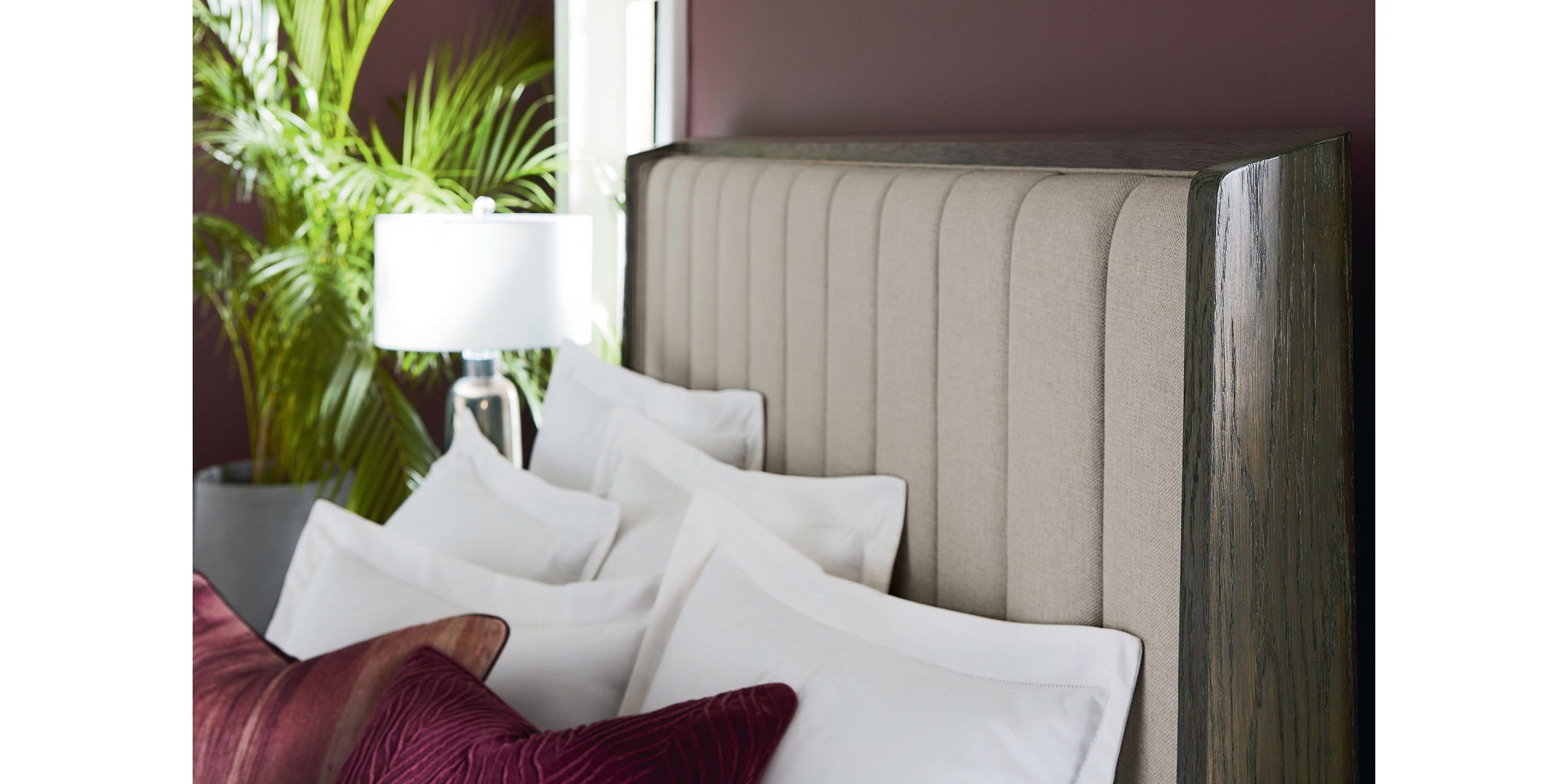 Modern Rivoli Upholstered Bed Bassett Bedroom Furniture