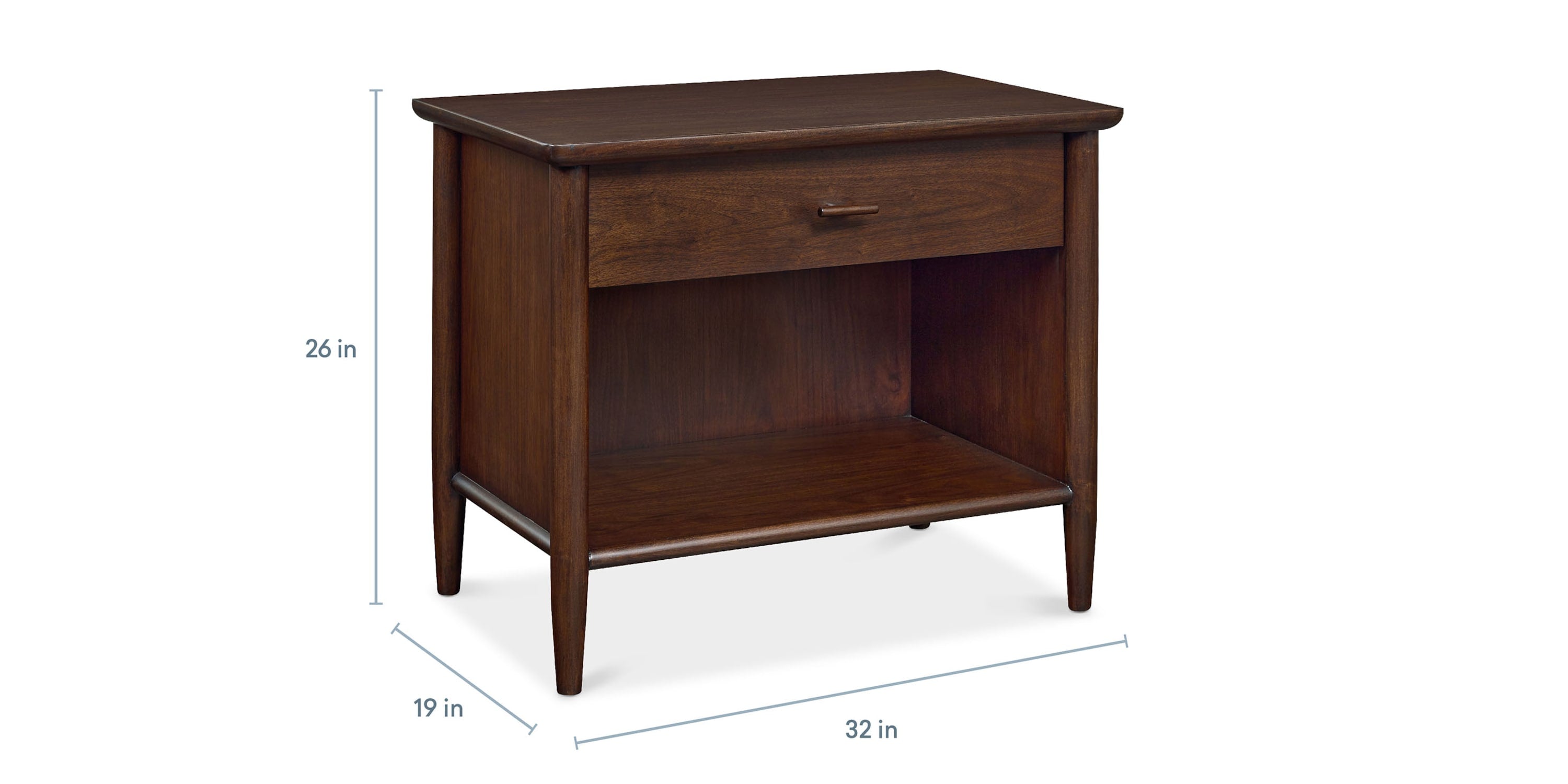 Copenhagen Open Nightstand Bassett Bedroom Furniture