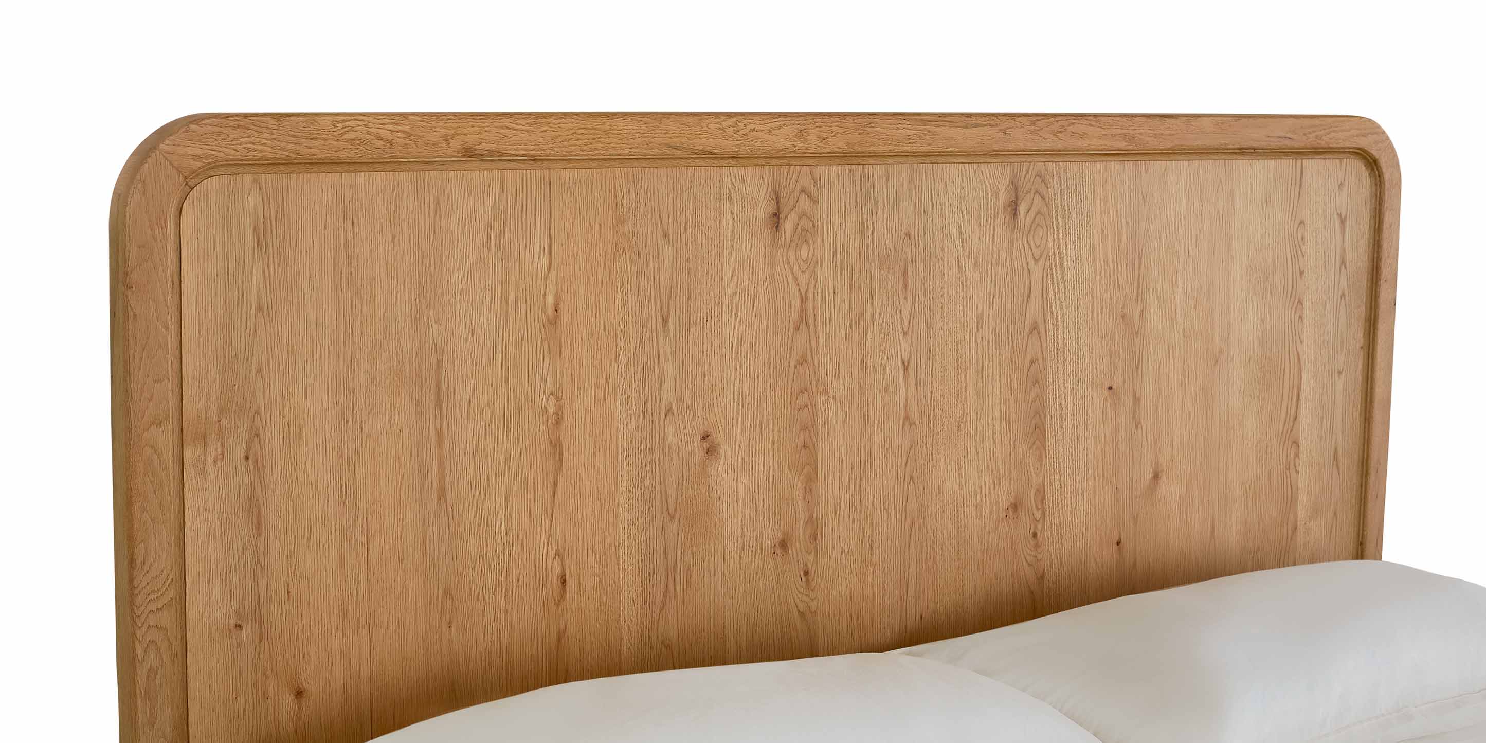 Bassett Newbury Panel Bed — Modern Organic, Made in the USA — Natural finish