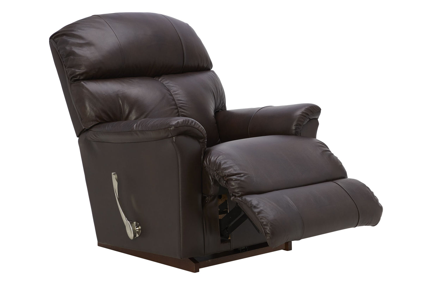 Reed Walnut Leather Rocker Recliner by La-Z-Boy La-Z-Boy Living Room