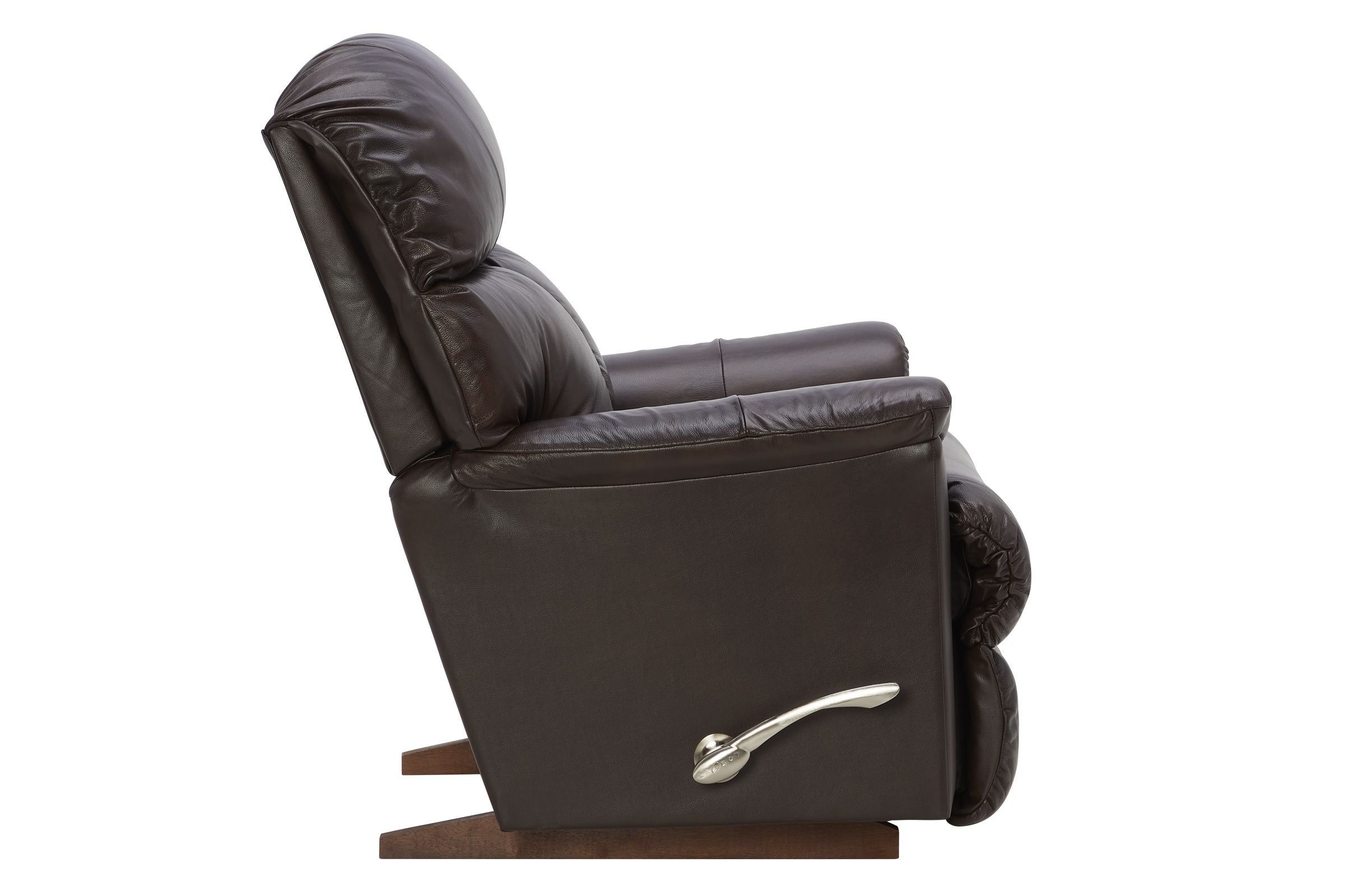 Reed Walnut Leather Rocker Recliner by La-Z-Boy La-Z-Boy Living Room