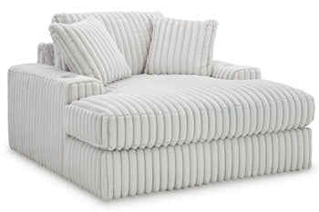 Stupendous Oversized Chaise — Alloy, Feather-Blend Signature Design by Ashley® Living Room