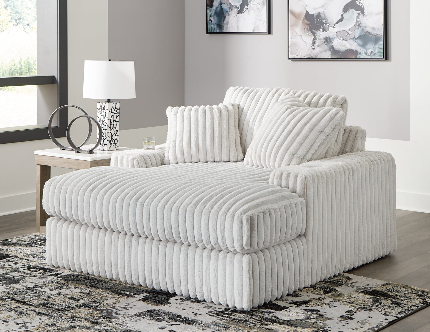 Stupendous 3-Piece Sectional and Oversized Chaise