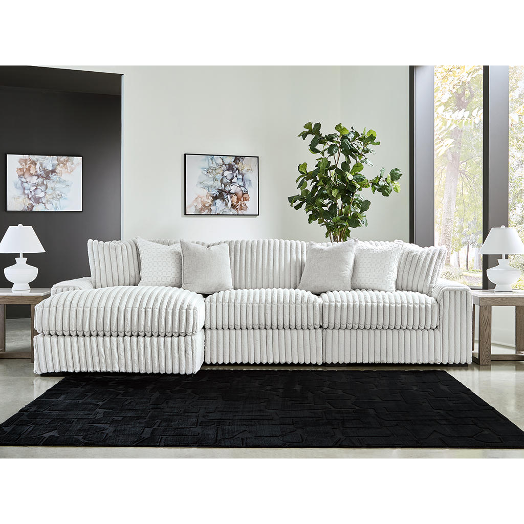 Stupendous 3-Piece Sectional with Chaise Signature Design by Ashley® Living Room