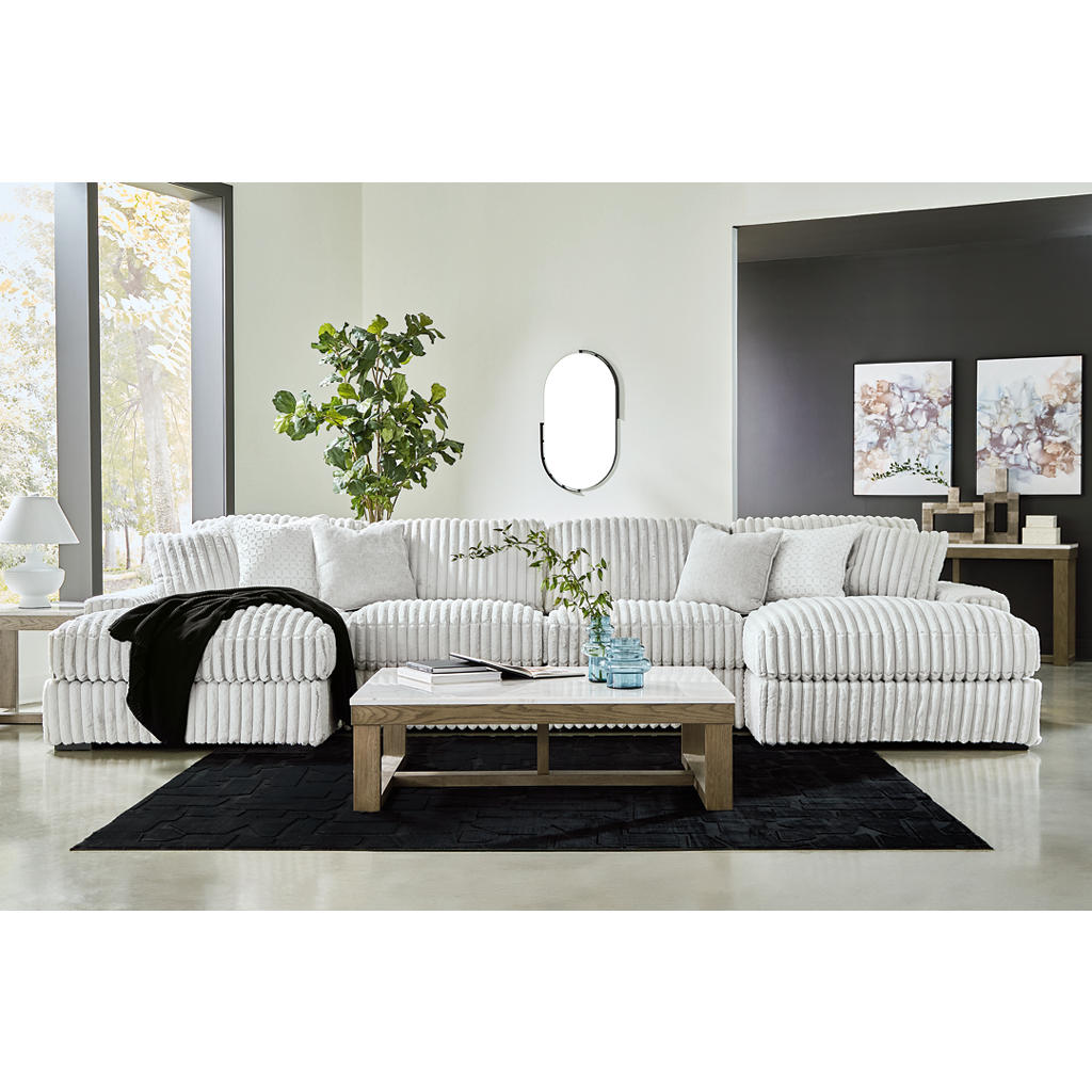 Stupendous 4-Piece Sectional with Double Chaise Signature Design by Ashley® Living Room