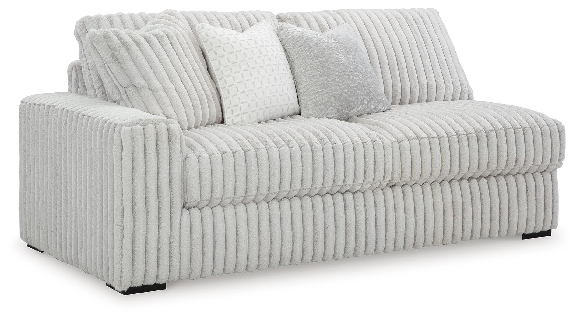 Stupendous 4-Piece Sectional, Oversized Chaise and Ottoman — Alloy Signature Design by Ashley® Living Room