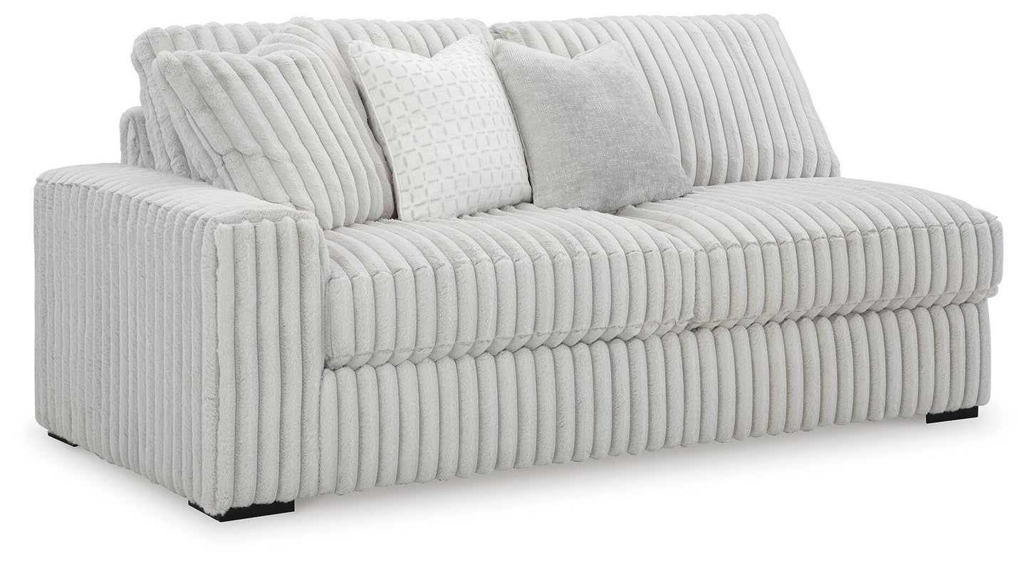 Stupendous 4-Piece Sectional, Oversized Chaise and Ottoman — Alloy Signature Design by Ashley® Living Room