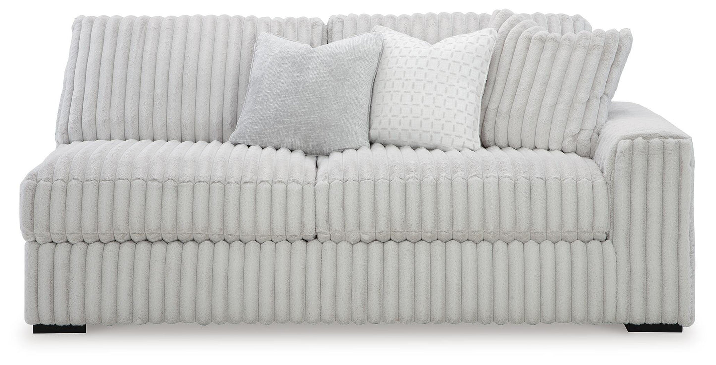Stupendous 4-Piece Sectional, Oversized Chaise and Ottoman — Alloy Signature Design by Ashley® Living Room