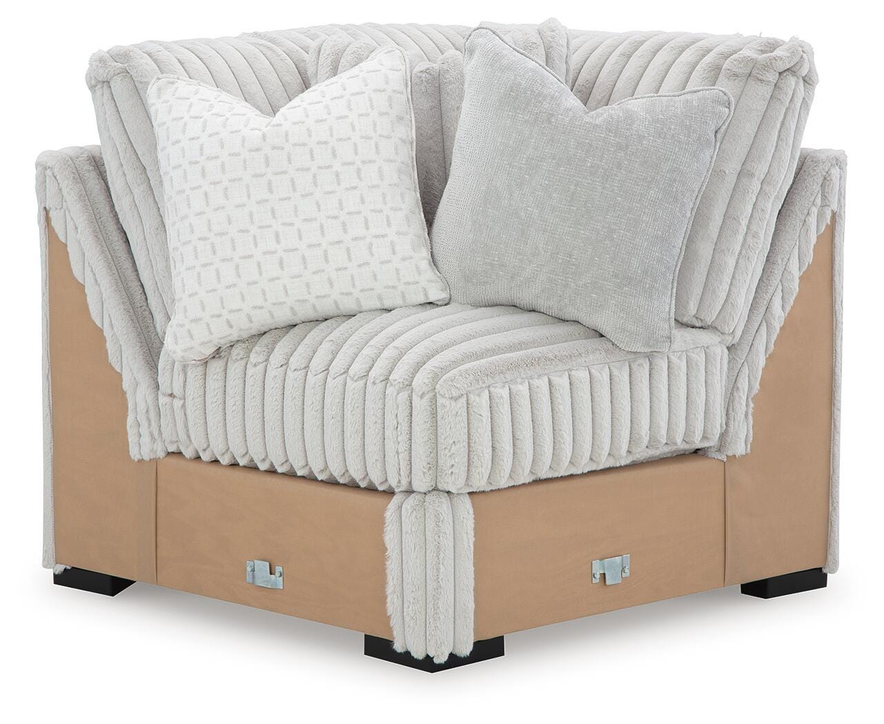 Stupendous 4-Piece Sectional, Oversized Chaise and Ottoman — Alloy Signature Design by Ashley® Living Room