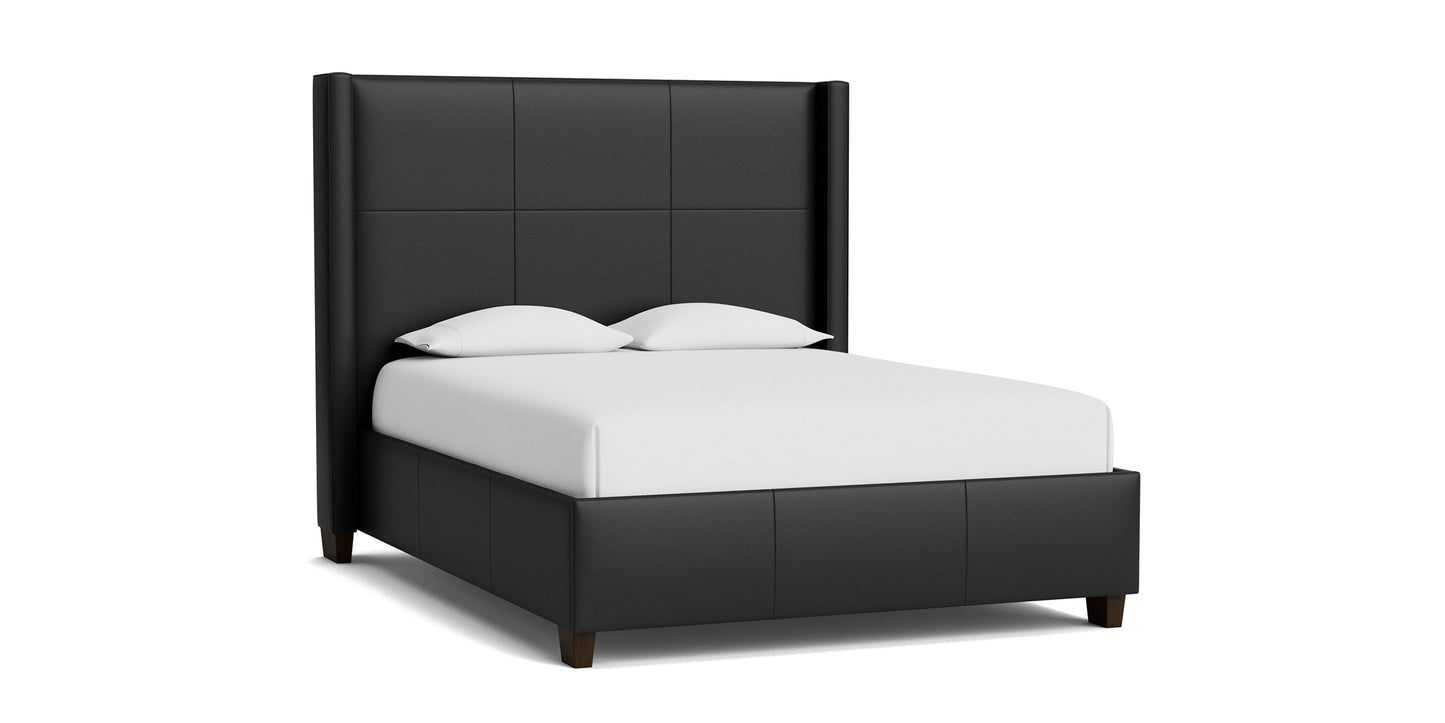 Dublin Leather Upholstered Storage Bed Bassett Bedroom Furniture
