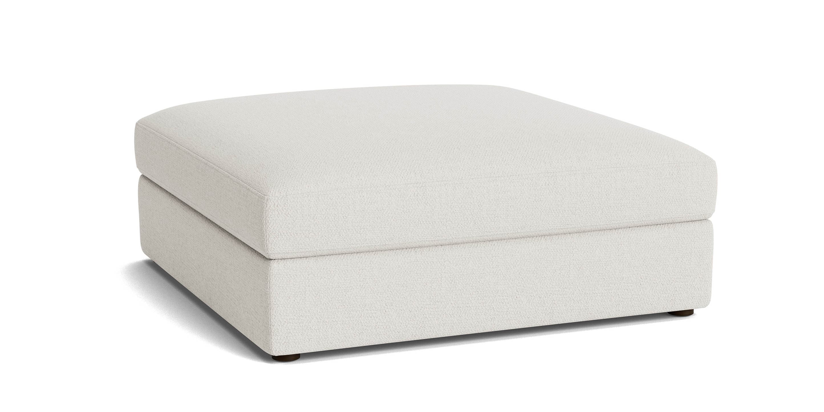Bassett Allure Square Ottoman — Custom Fabric, Made in the USA Bassett Sofa