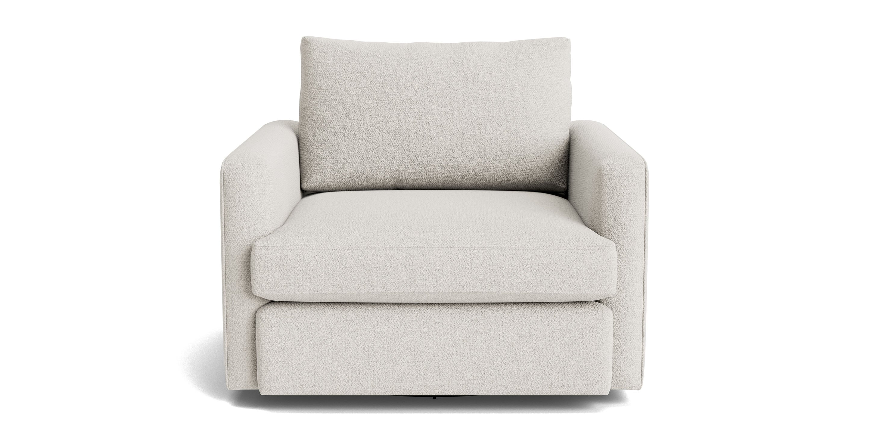 Bassett Allure Swivel Chair — Custom Fabric, Made in the USA Bassett Sofa