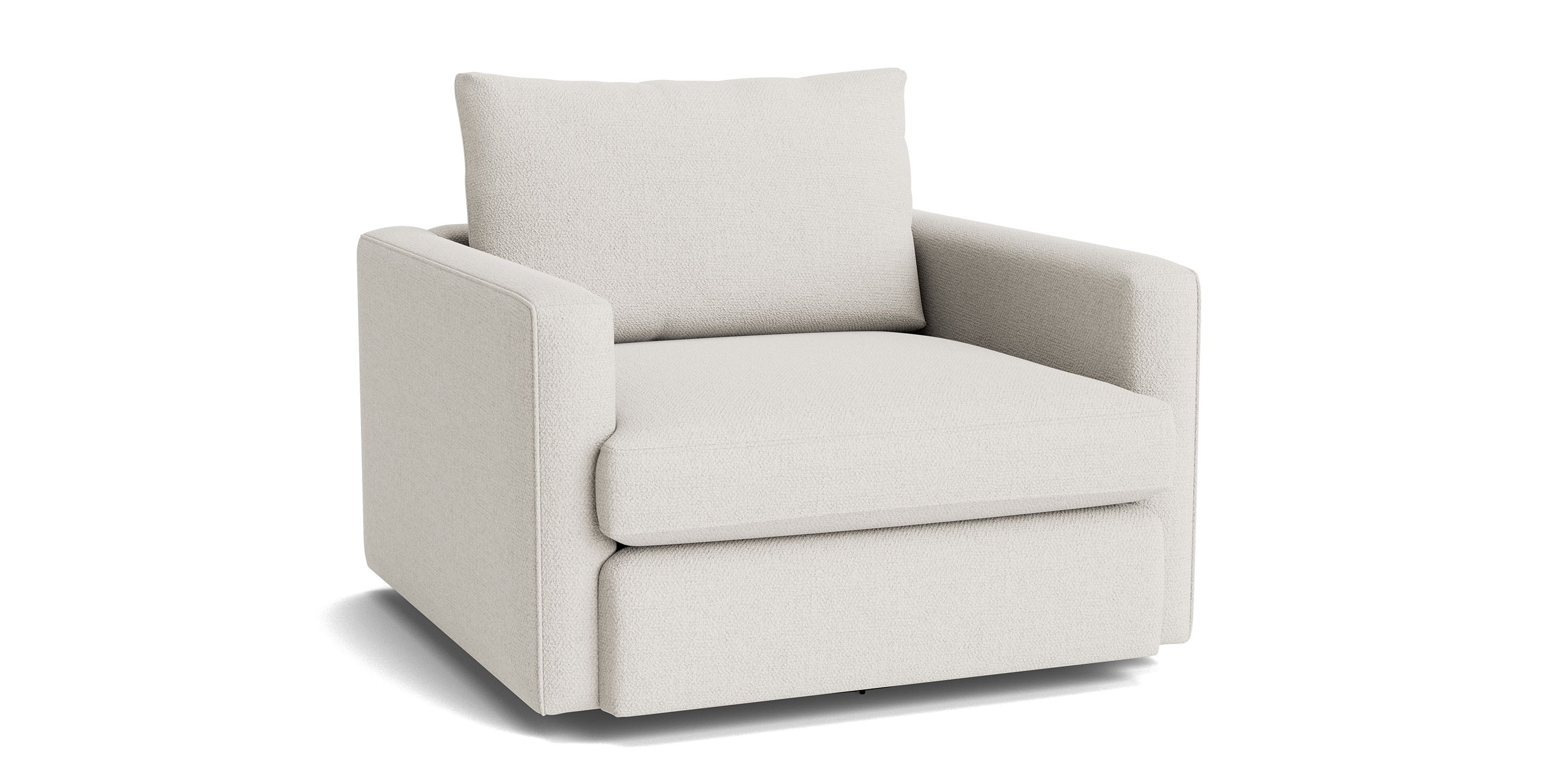Bassett Allure Swivel Chair — Custom Fabric, Made in the USA Bassett Sofa