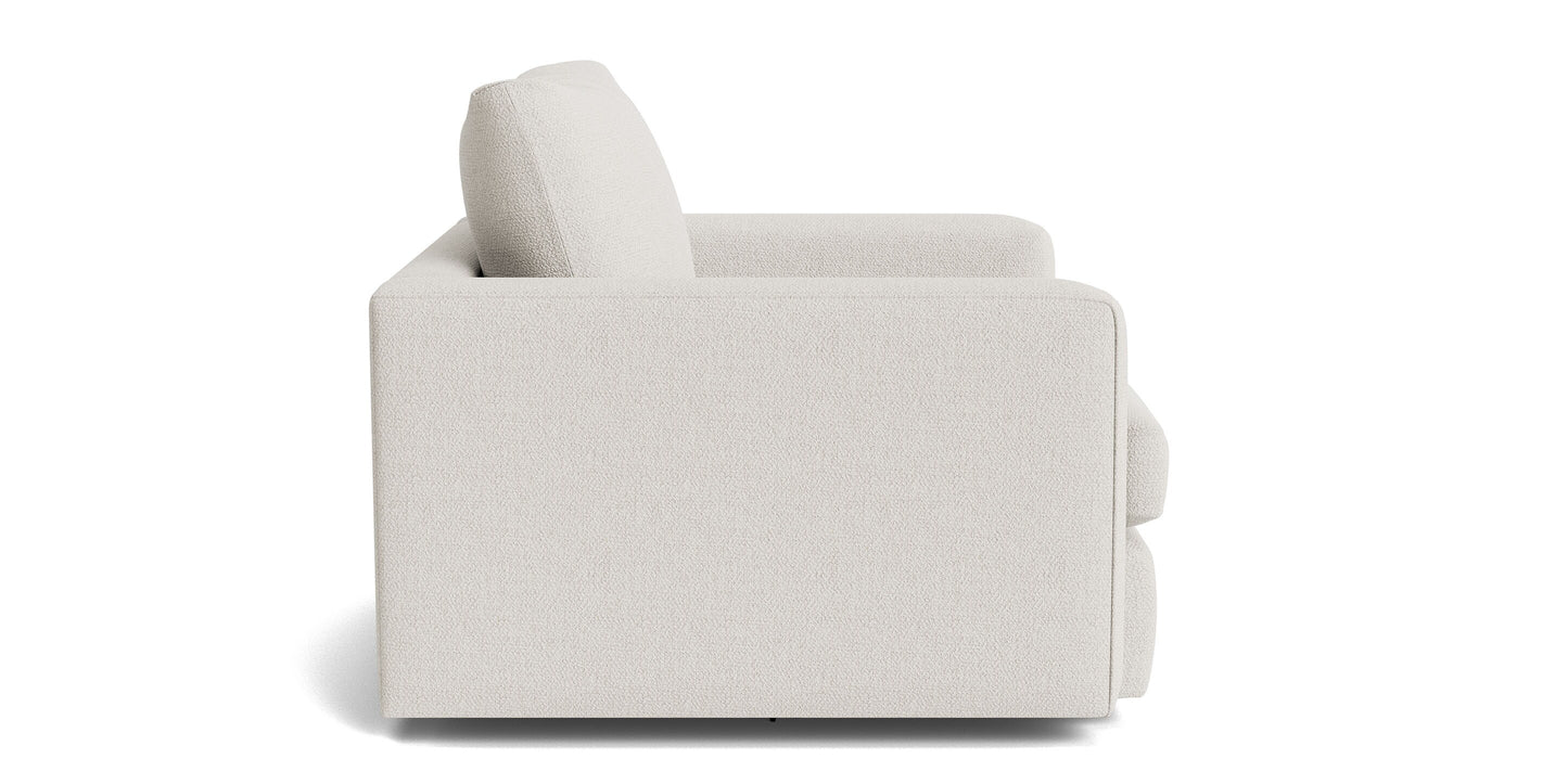 Bassett Allure Swivel Chair — Custom Fabric, Made in the USA Bassett Sofa