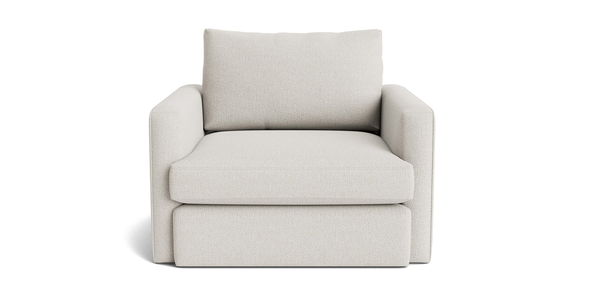 Bassett Allure Left Arm Facing Chair — Compact Sectional Piece Bassett Sofa