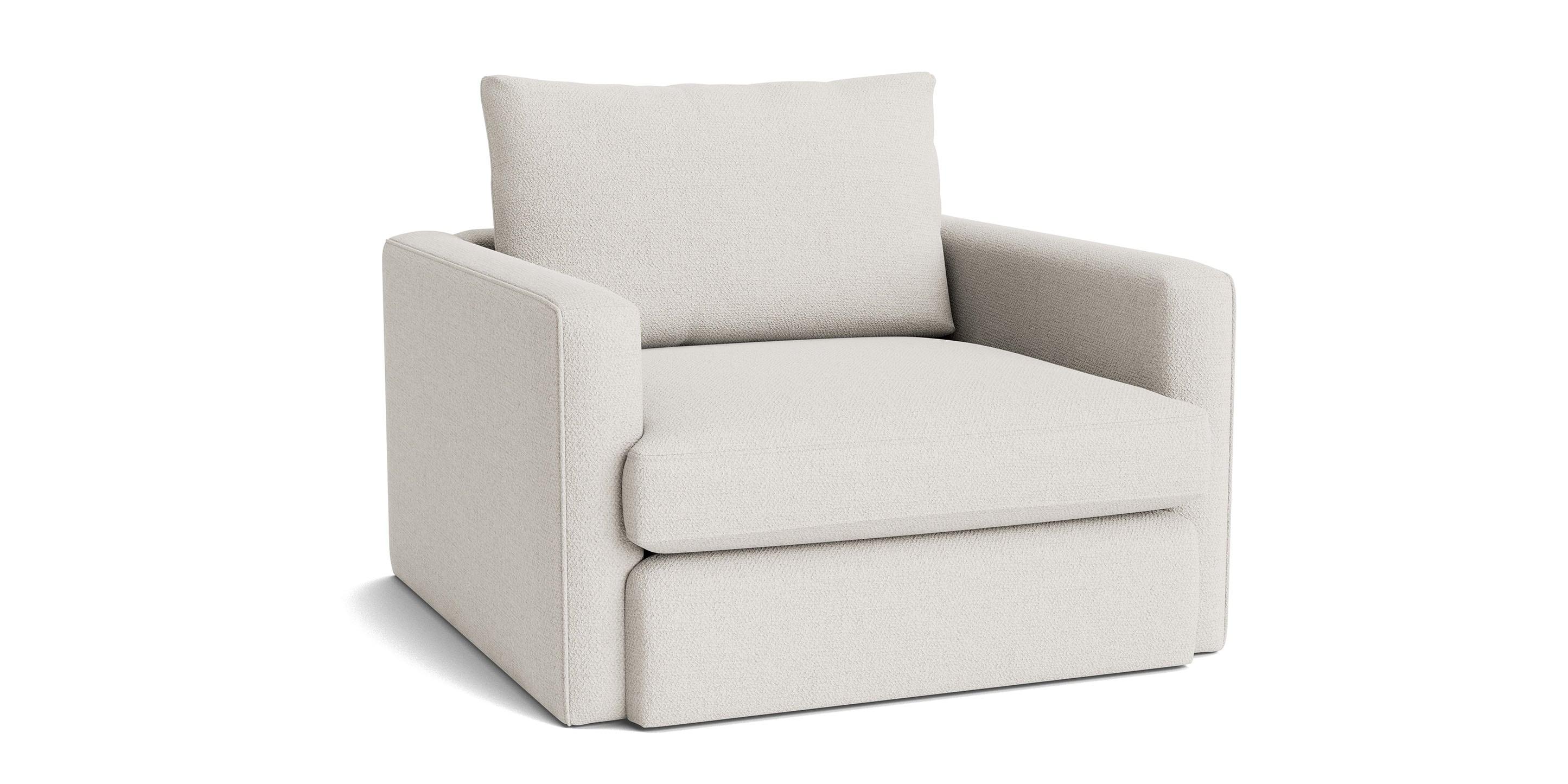 Bassett Allure Left Arm Facing Chair — Compact Sectional Piece Bassett Sofa
