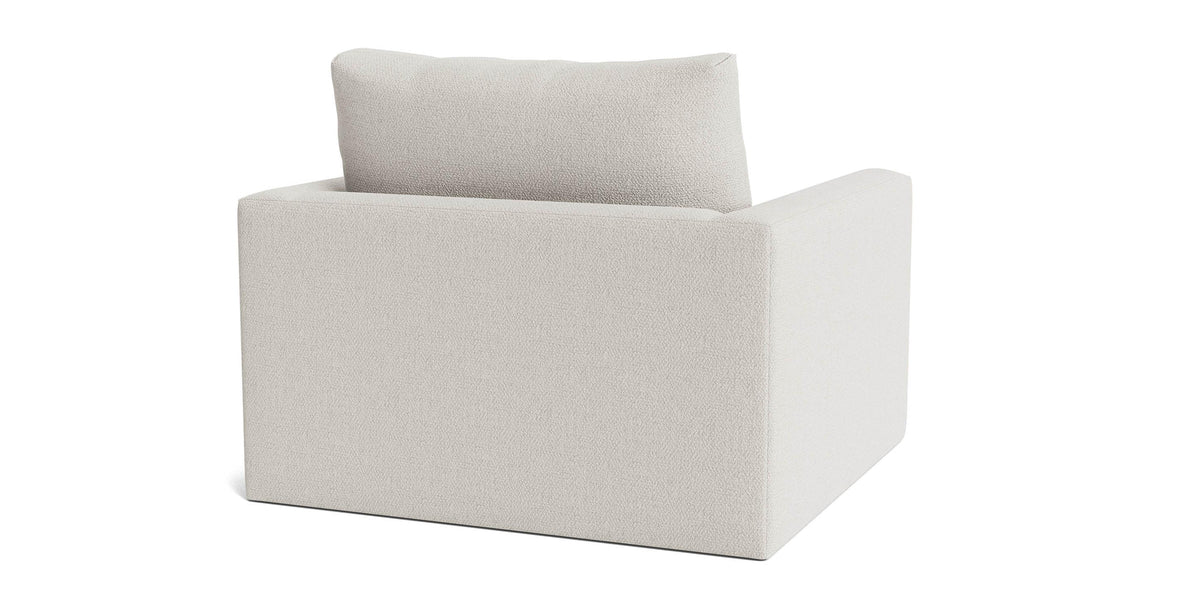 Bassett Allure Left Arm Facing Chair — Compact Sectional Piece Bassett Sofa