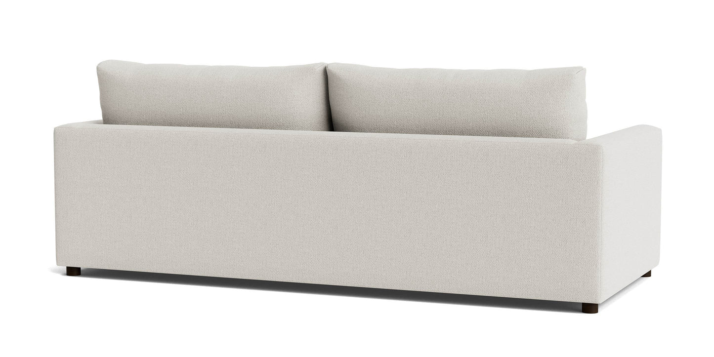 Bassett Allure Bench Seat Sofa — Custom Fabric, One Full Cushion Bassett Sofa