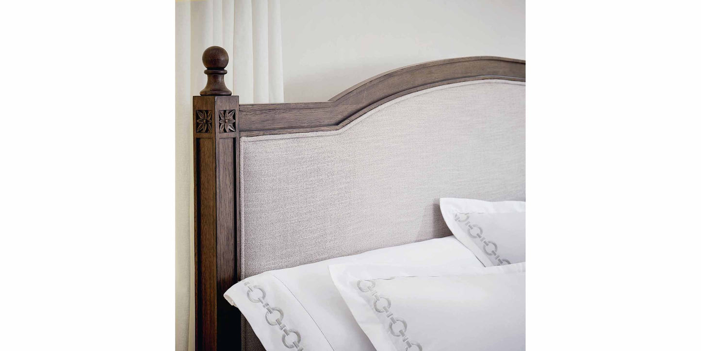 Charlotte Upholstered Bed with Footboard Bassett