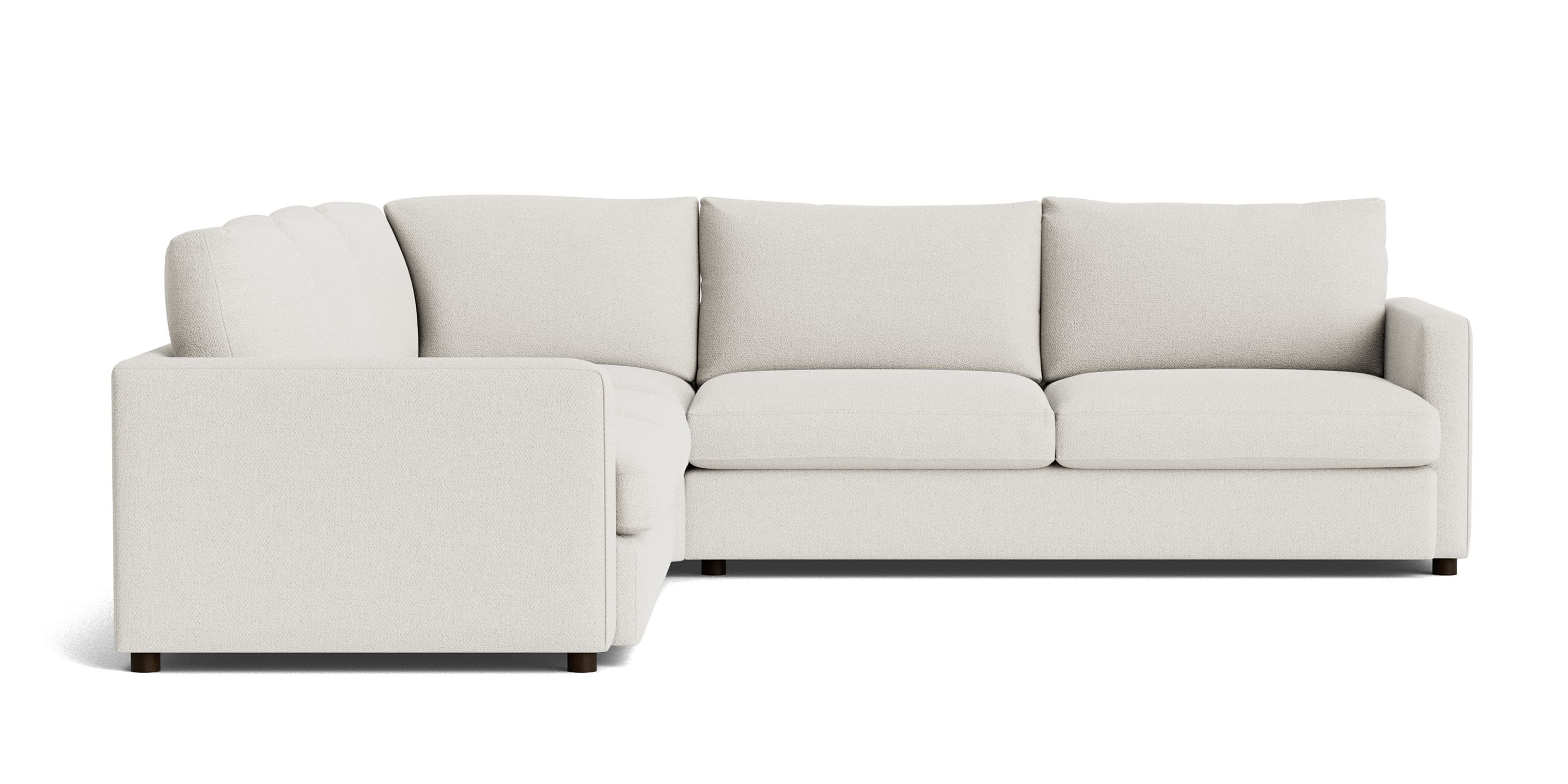 Bassett Allure Armless Loveseat — Sectional Connector, USA-Built Bassett Sofa