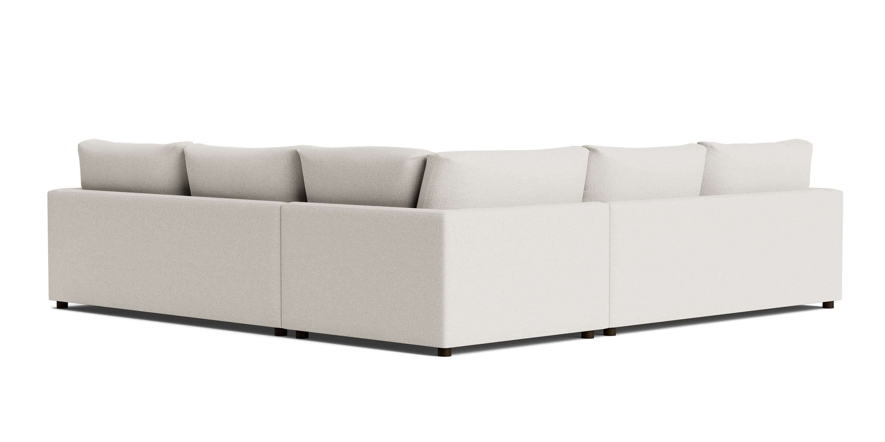 Bassett Allure Armless Loveseat — Sectional Connector, USA-Built Bassett Sofa