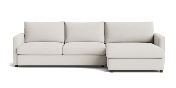 Bassett Allure Chaise — Sectional Piece, Performance Fabric Bassett Sofa