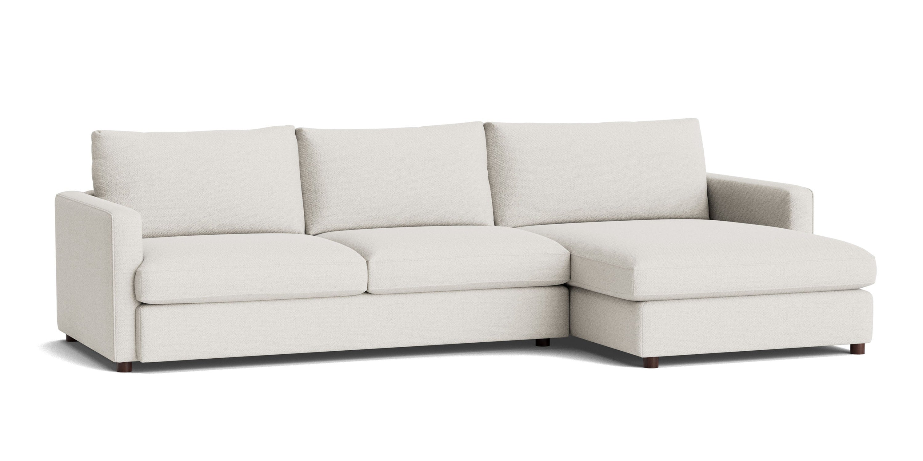 Allure Track Arm Chaise Sectional Bassett