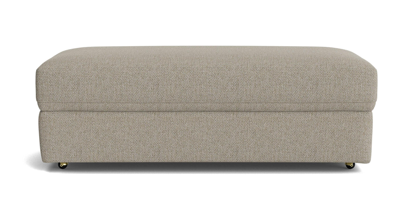 Bassett Allure Storage Ottoman — Storage Inside, Your Fabric Bassett Sofa