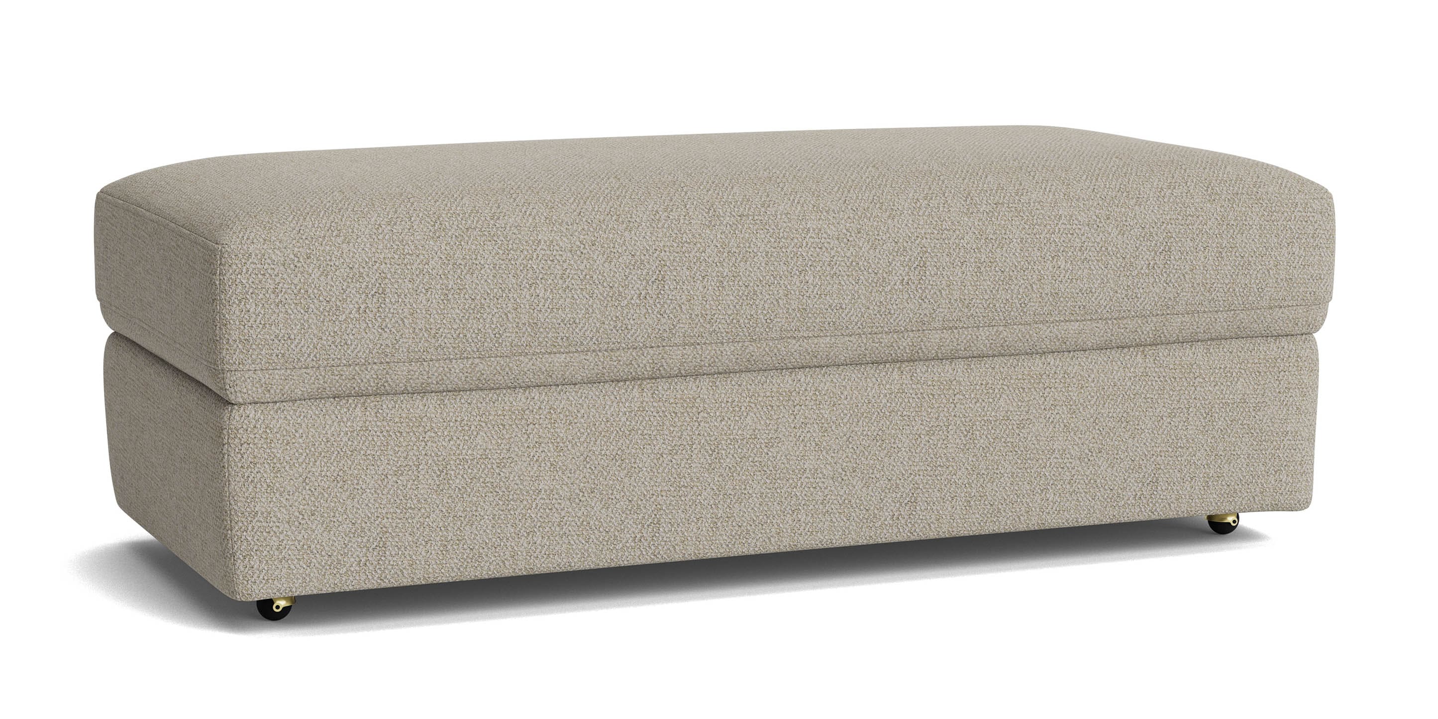 Bassett Allure Storage Ottoman — Storage Inside, Your Fabric Bassett Sofa