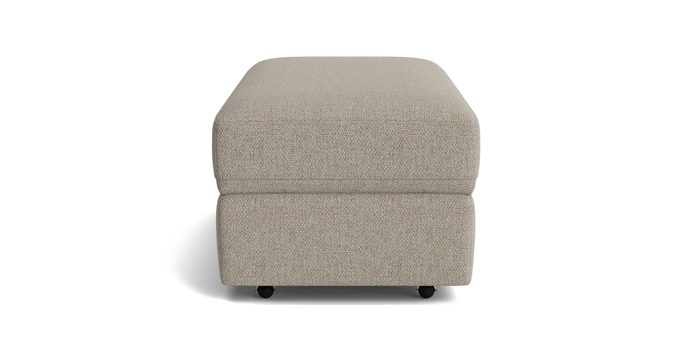Bassett Allure Storage Ottoman — Storage Inside, Your Fabric Bassett Sofa
