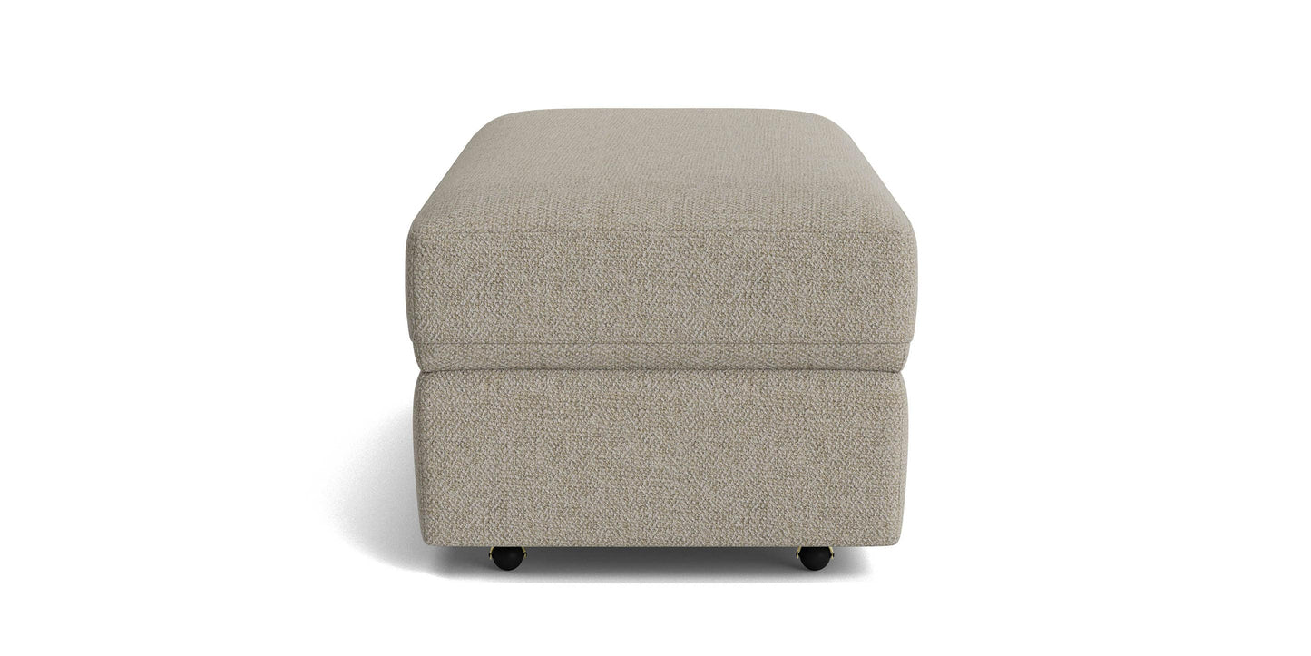 Bassett Allure Storage Ottoman — Storage Inside, Your Fabric Bassett Sofa