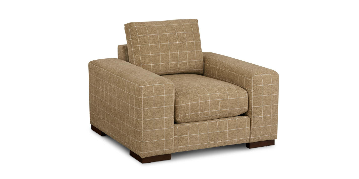 Bassett Southpark Chair — Soft Modern, Five Fabric Grades Bassett Sofa