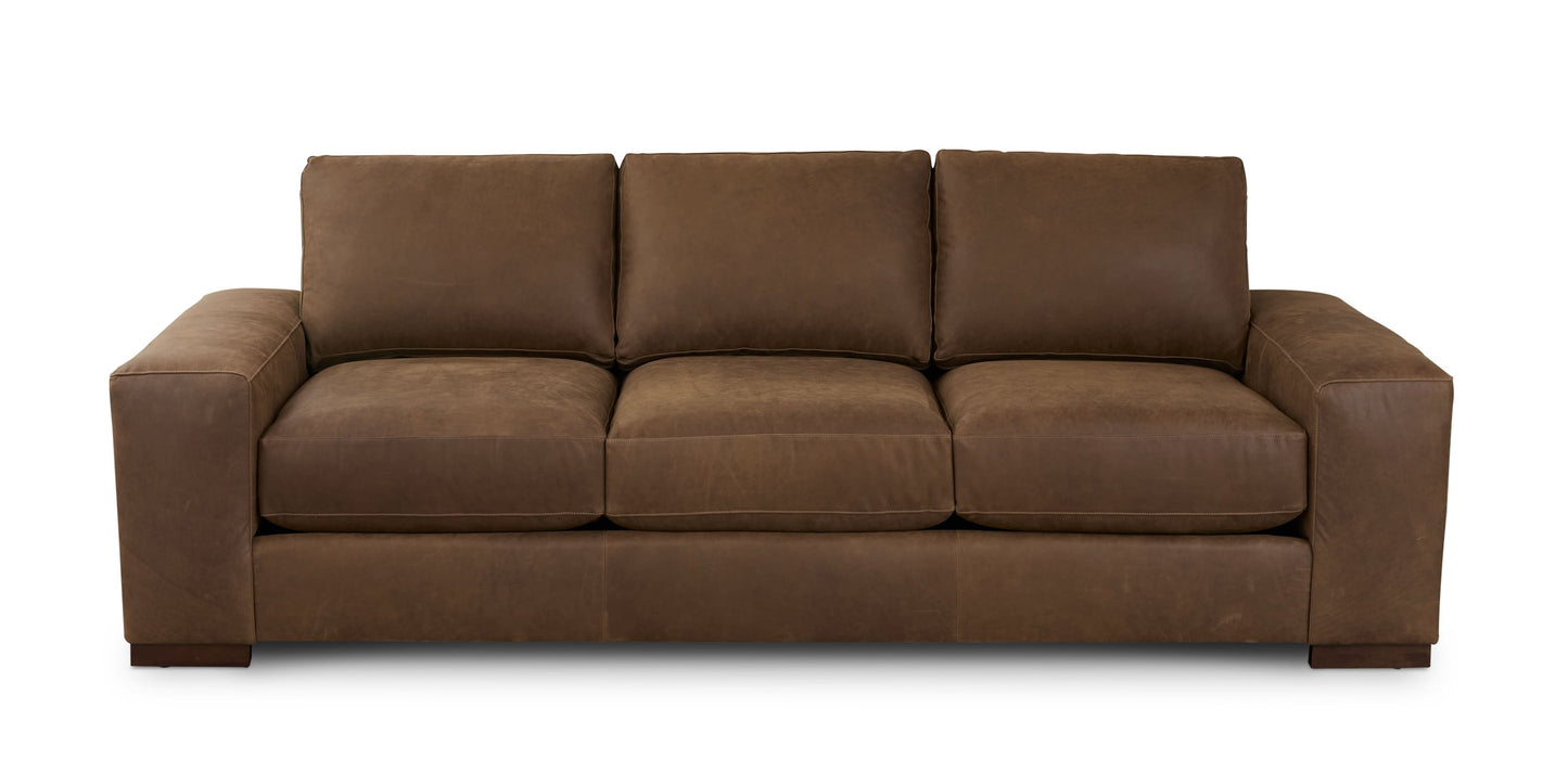 Southpark Leather Sofa Bassett