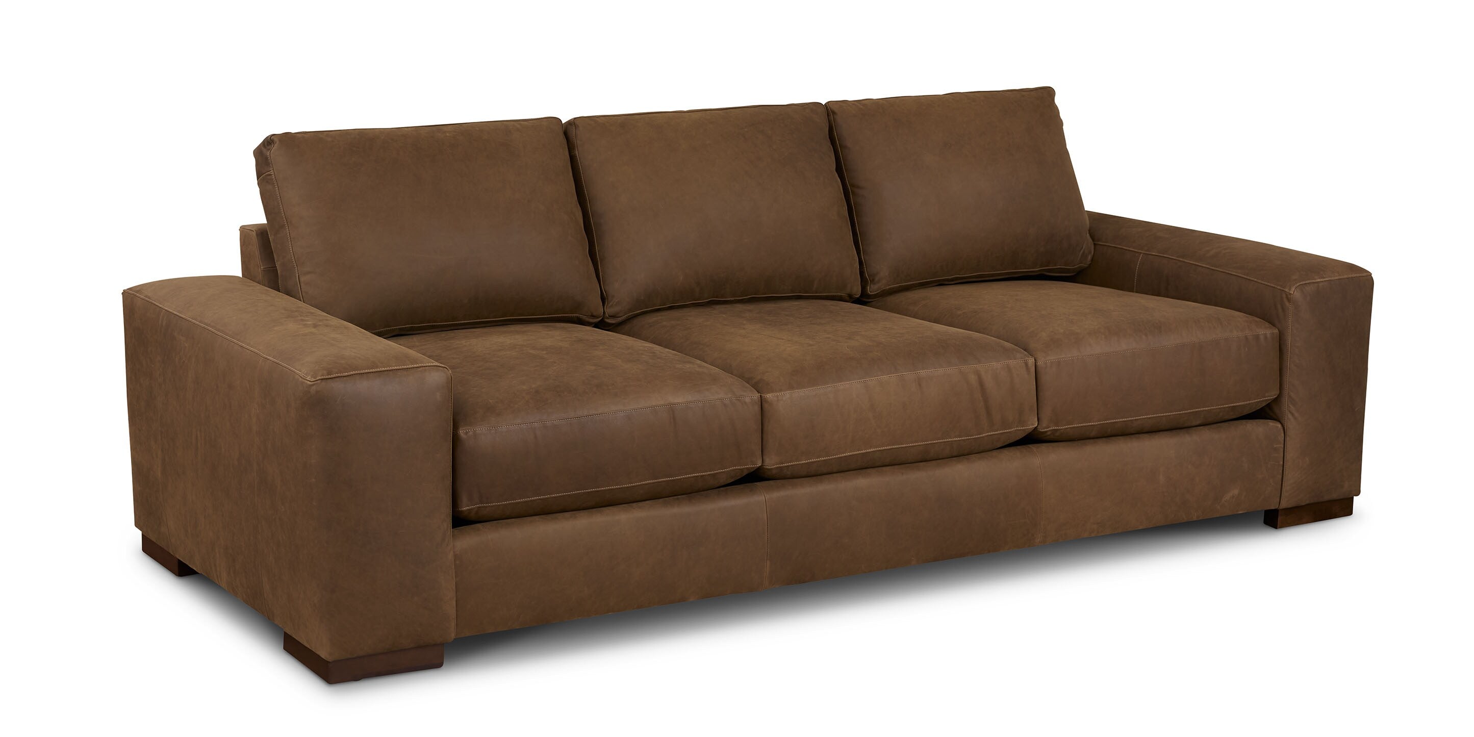 Bassett Southpark 3/3 Sofa — Leather, Seven Grades