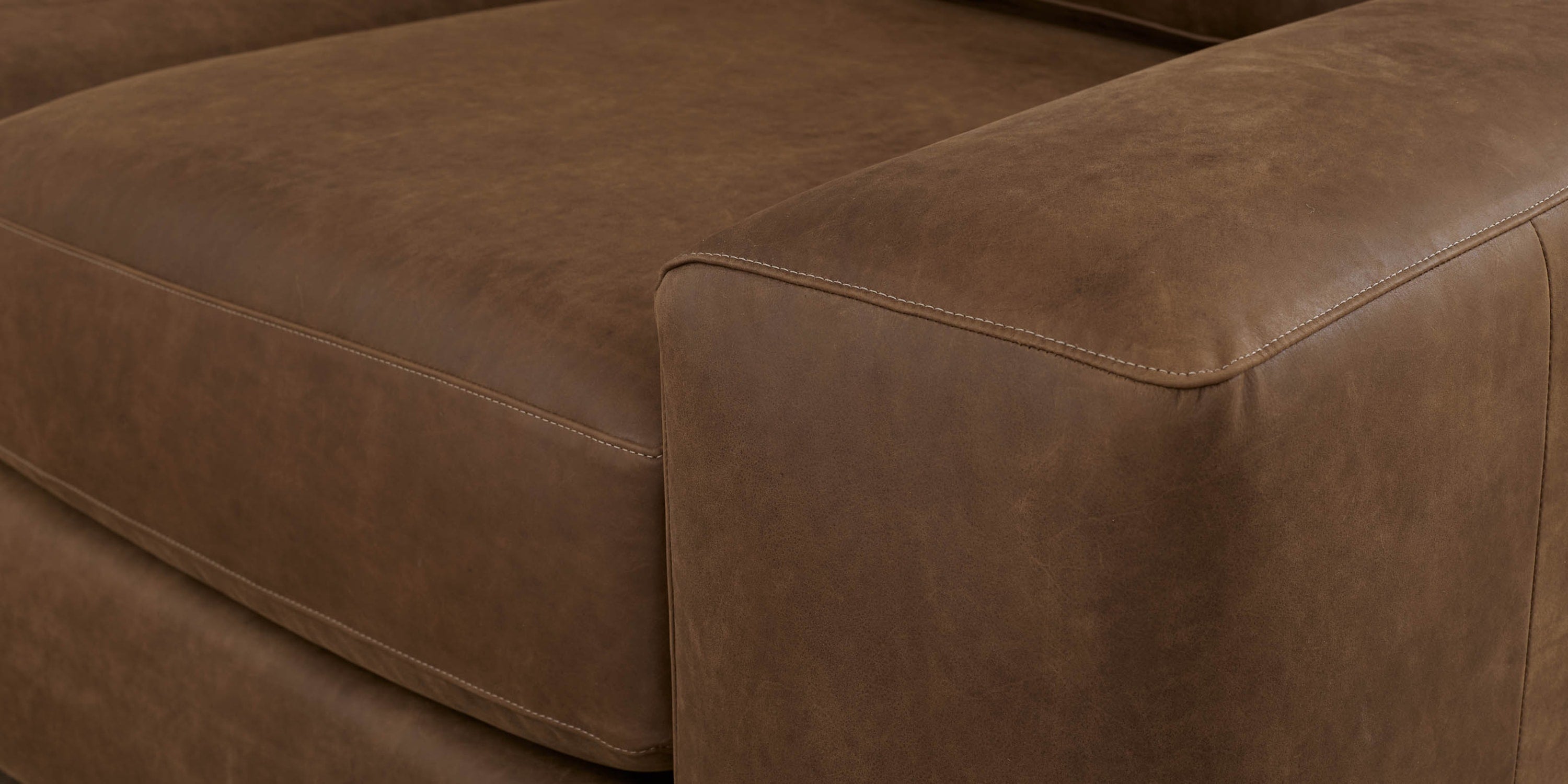 Southpark Leather Sofa Bassett