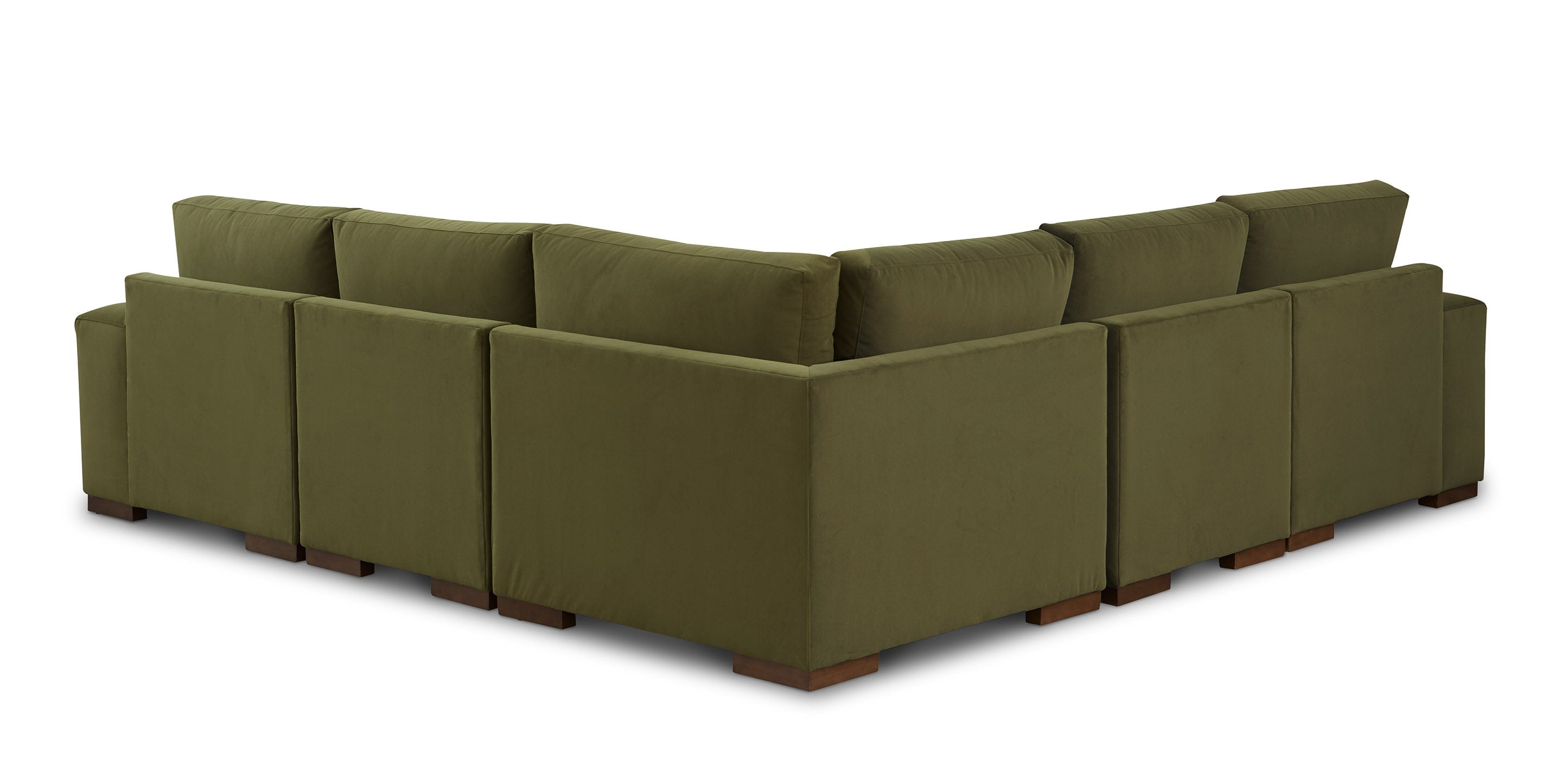 Bassett Southpark Storage Ottoman — Leather, Hidden Storage Bassett Sofa