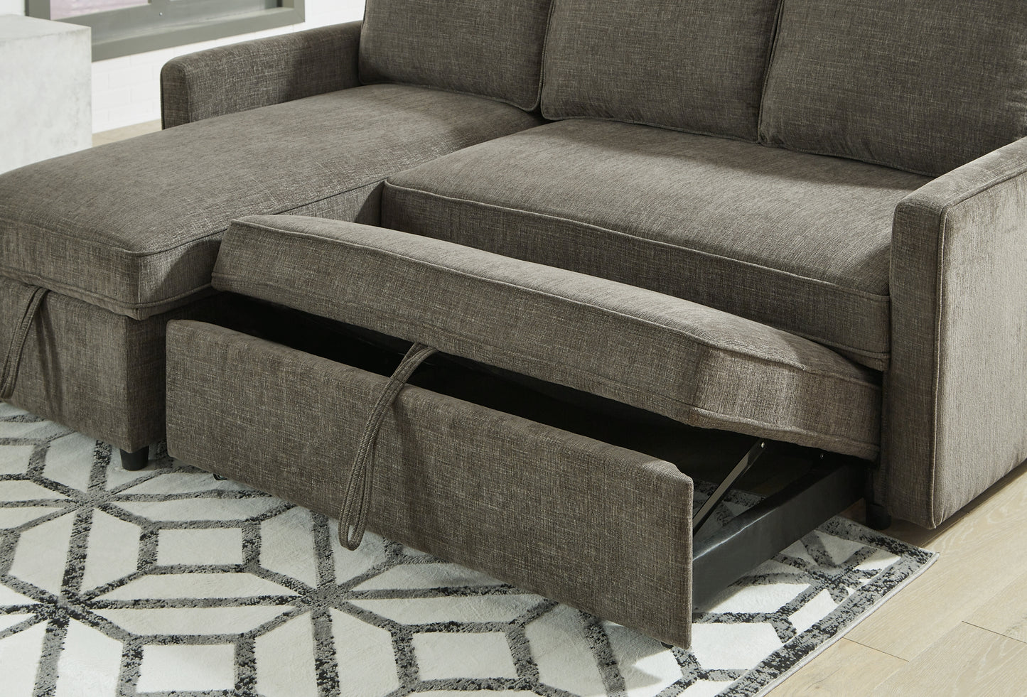 Kerle 2-Piece Sectional with Pop Up Bed