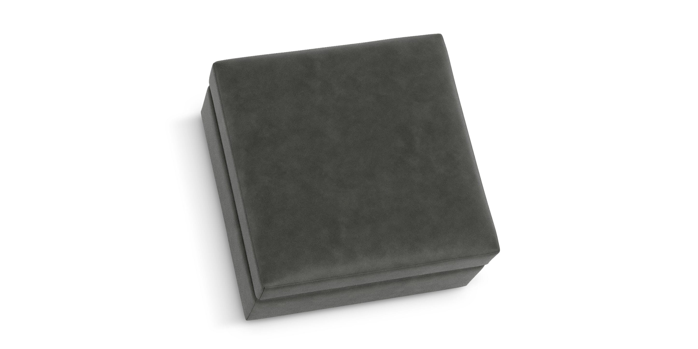Bassett Beckham Ottoman — Leather, 39-Inch Square Bassett Sofa