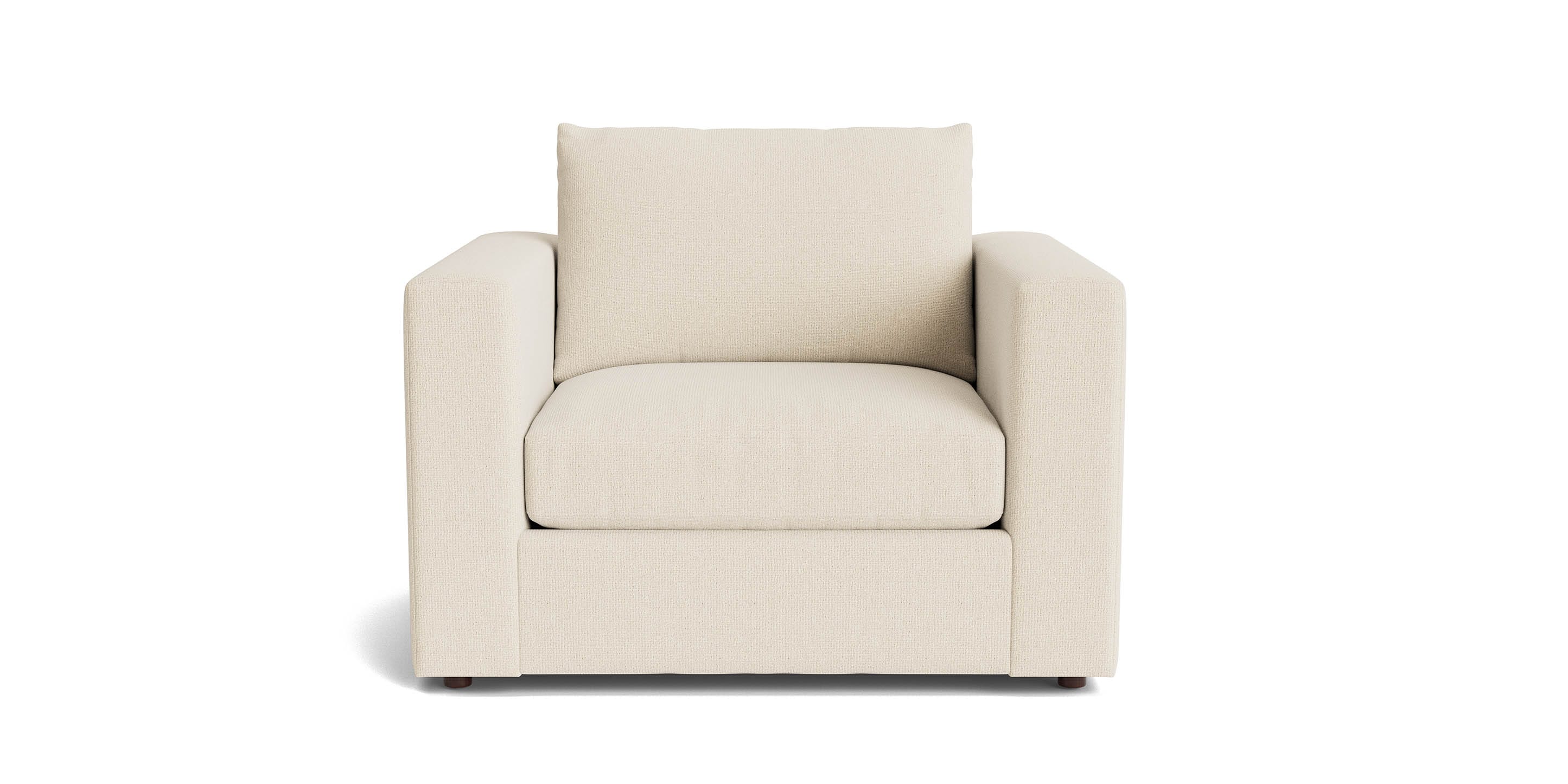 Bassett Beckham Wide Arm Chair & Half — Custom Fabric, Made in USA Bassett Sofa