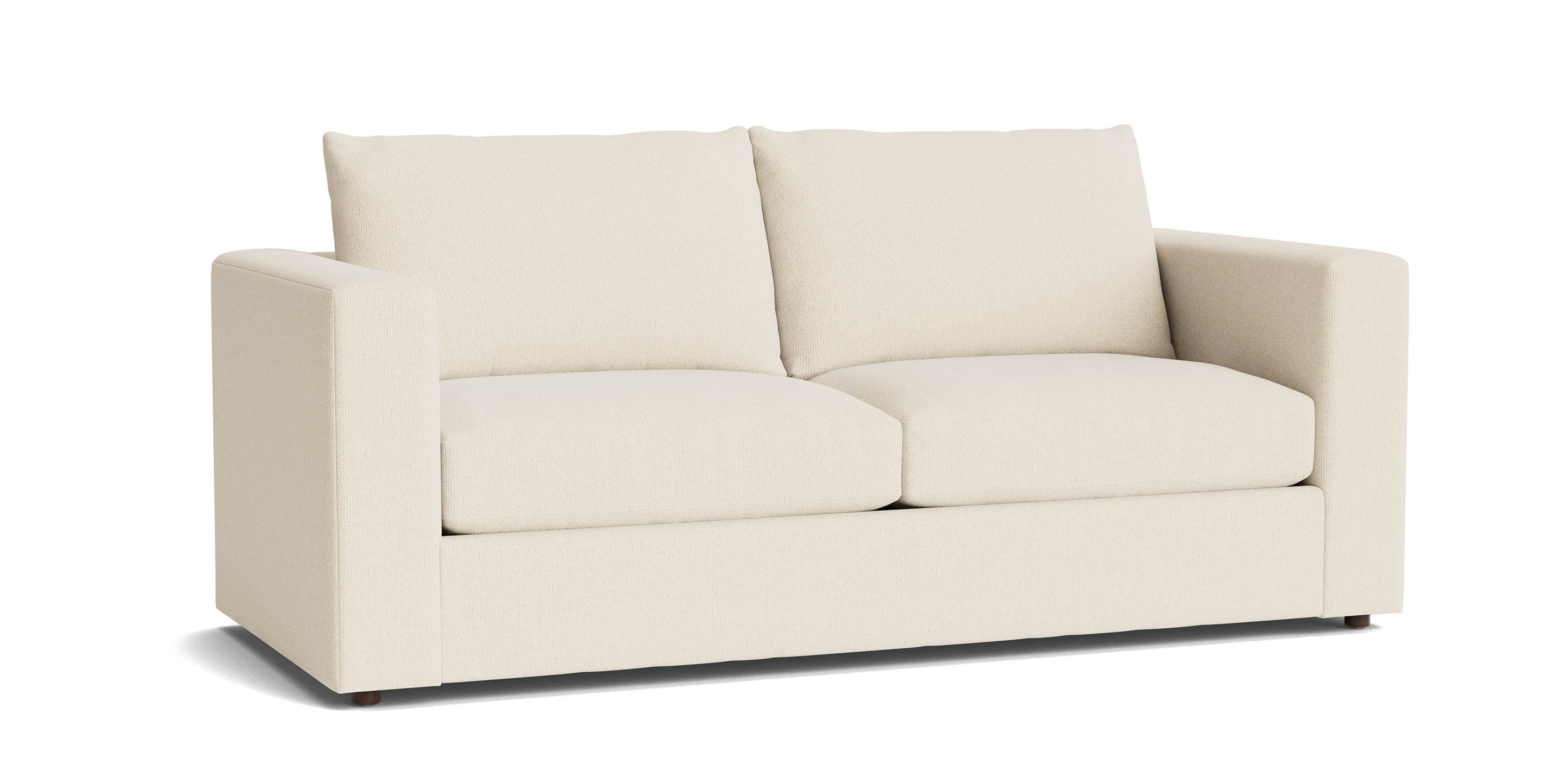 Bassett Beckham Wide Arm Sofa — Custom Leather, Made in the USA Bassett Sofa