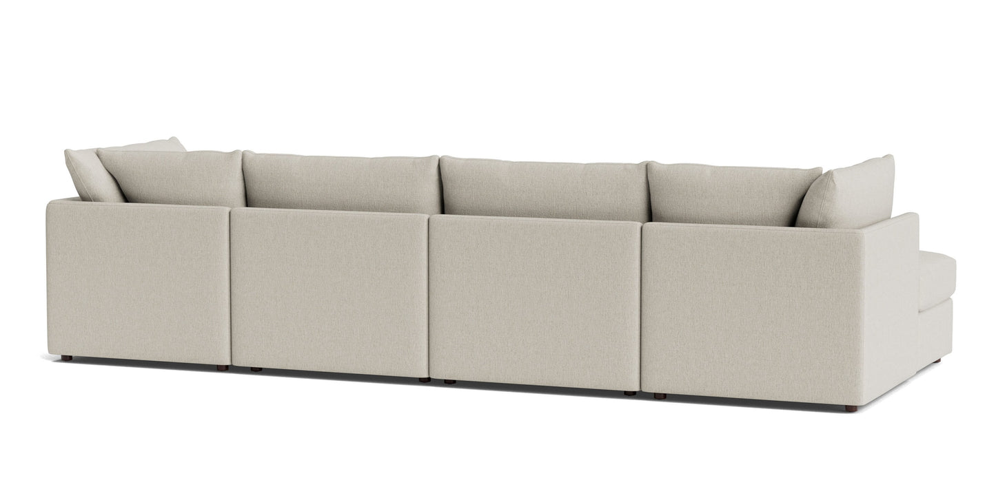Beckham Modular Double Chaise Sectional Bassett