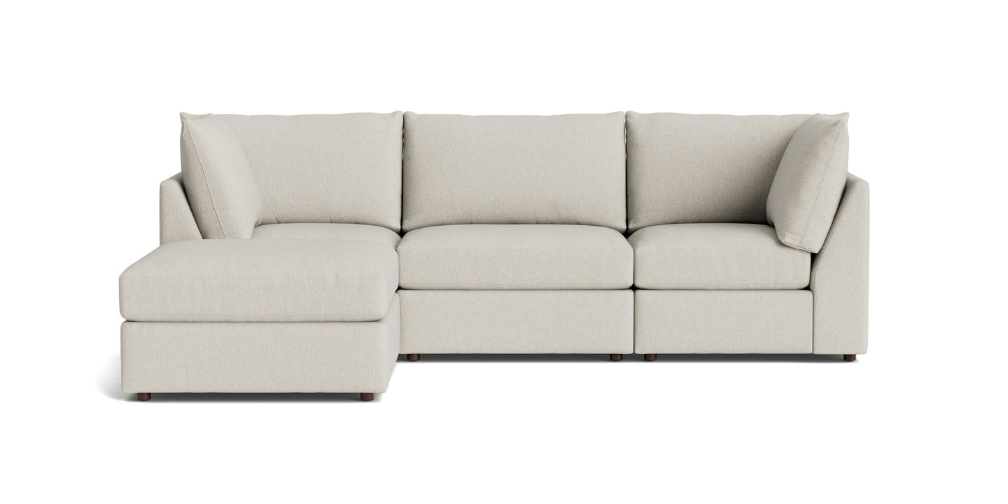 Beckham Modular Sofa with Ottoman Bassett