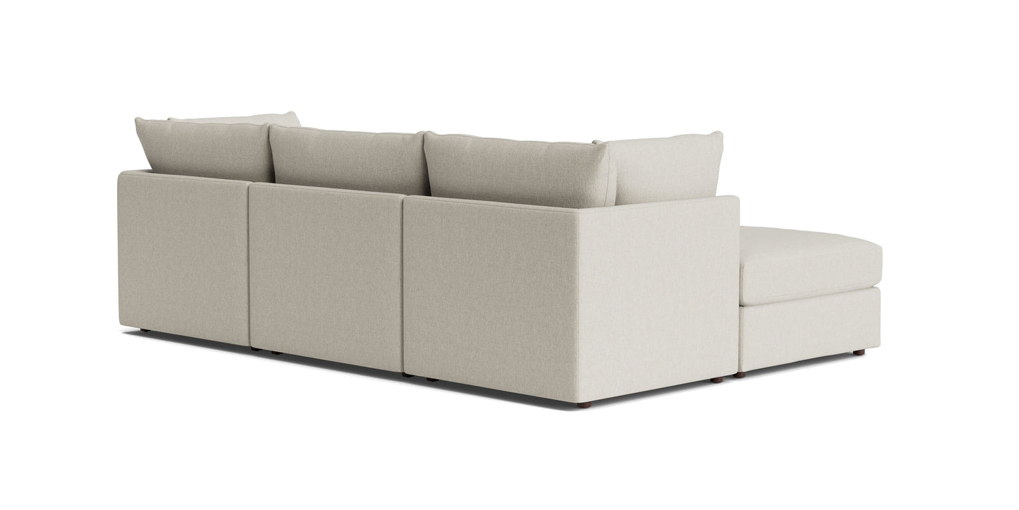 Beckham Modular Sofa with Ottoman Bassett