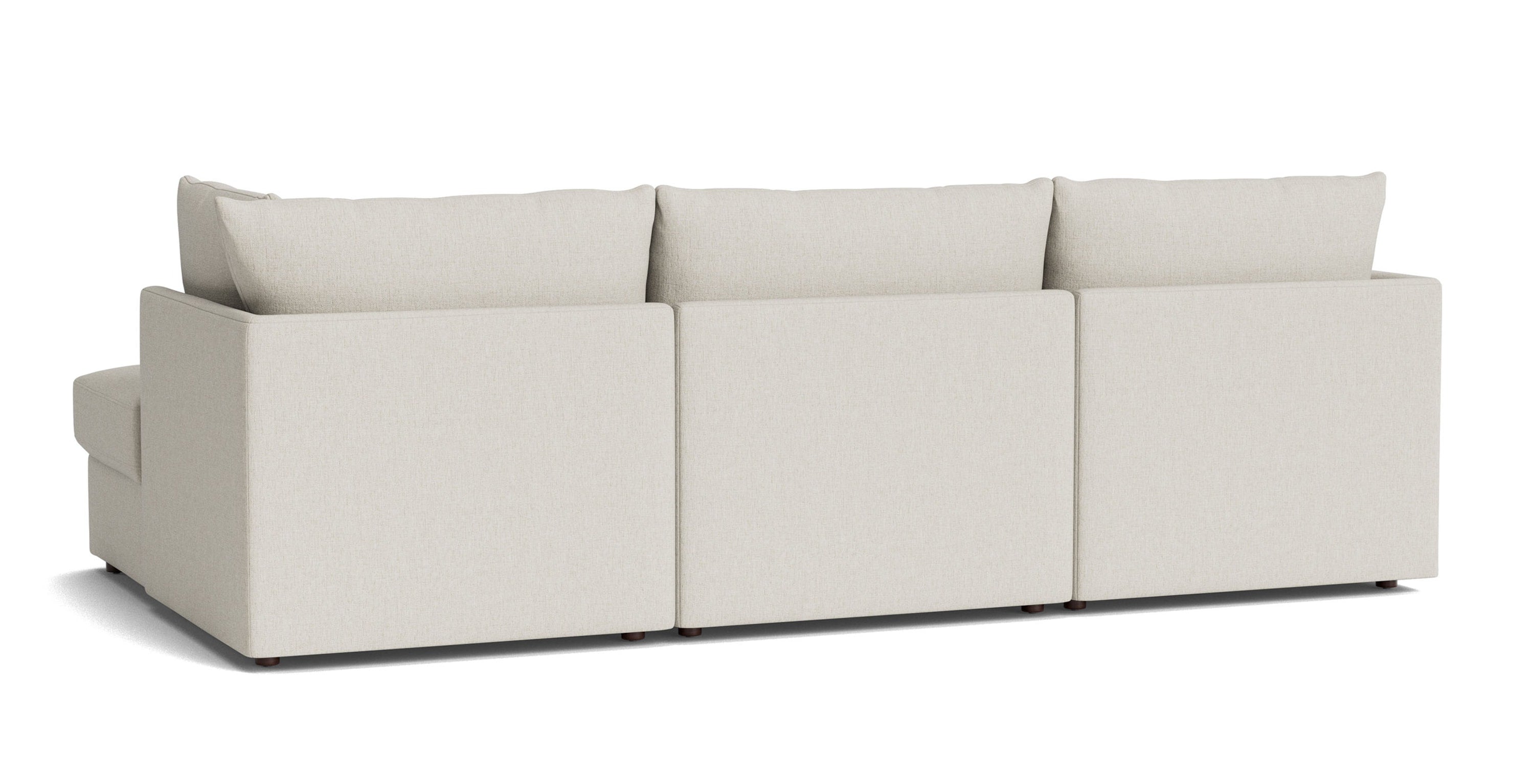 Beckham Thin Track Arm Modular Sofa with Ottoman Bassett