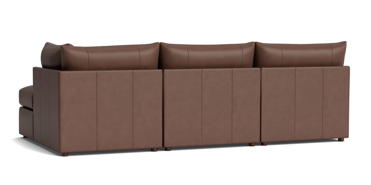 Bassett Beckham LF Chaise Lounge — Custom Fabric, Made in the USA Bassett Sofa