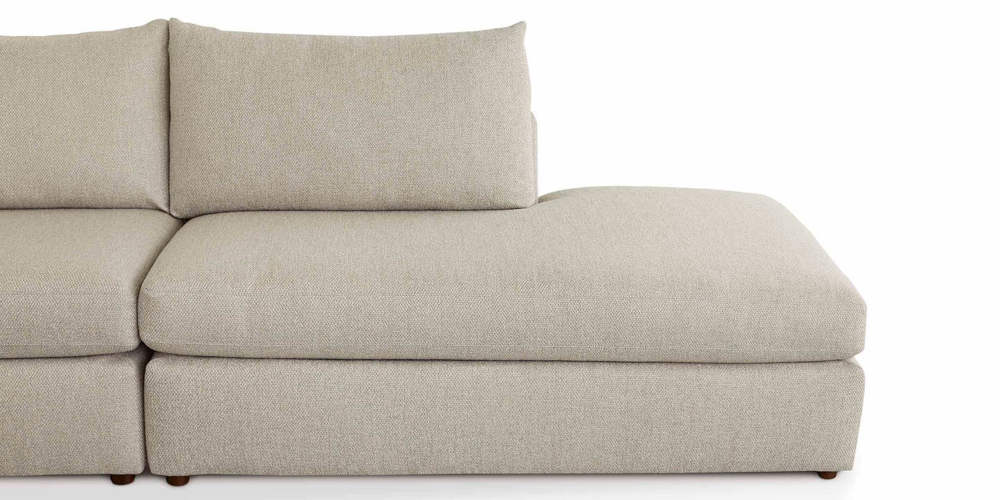 Beckham Bumper Modular Sectional with Console Bassett
